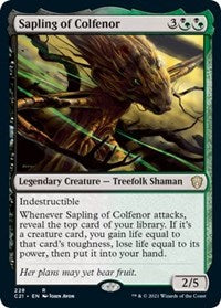 MTG Commander 2021 Sapling of Colfenor