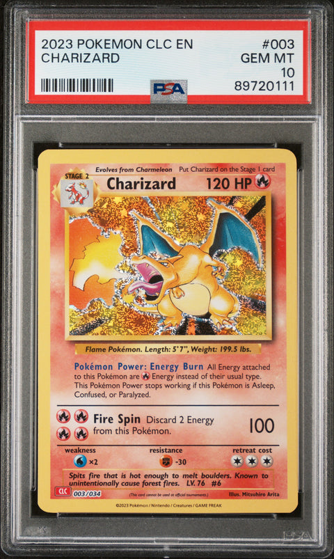 2023 Pokemon Classic Charizard & Ho-Oh Ex Deck #003 Charizard PSA 10