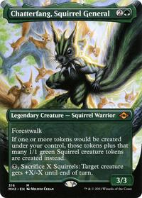 MTG Modern Horizons 2 Chatterfang, Squirrel General (Borderless)