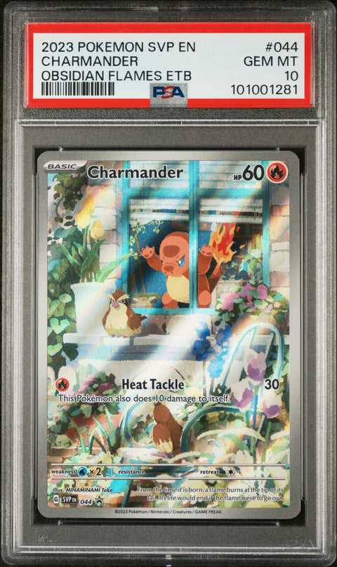 2023 Pokemon Svp En-Sv Black Star Promo Charmander #044 PSA 10