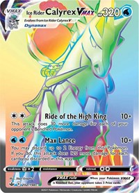 pokemon SWSH06: Chilling Reign Ice Rider Calyrex VMAX (Secret)
