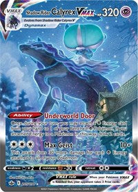 Pokemon SWSH06: Chilling Reign Shadow Rider Calyrex VMAX (Alternate Art Secret)