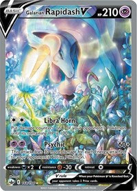 Pokemon SWSH06: Chilling Reign Galarian Rapidash V (Alternate Full Art)