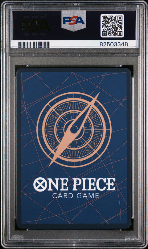 2023 One Piece JP Op05-Awakening Of The New Era #100 Enel Alternate Art PSA 10
