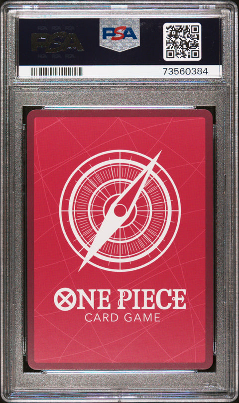 2022 One Piece Japanese Op02-Paramount War #025 Kin'Emon Alternate Art PSA 10