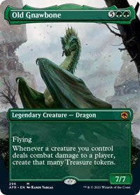 MTG Adventures in the Forgotten Realms Old Gnawbone (Borderless)