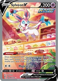 pokemon SWSH07: Evolving Skies Sylveon V (Alternate Full Art)