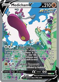 pokemon SWSH07: Evolving Skies Medicham V (Alternate Full Art)