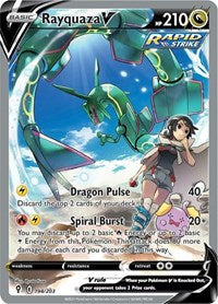 Pokemon SWSH07: Evolving Skies Rayquaza V (Alternate Full Art)
