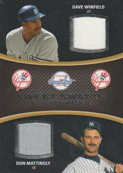 2008 Upper Deck Sweet Spot #DS-MW Dave Winfield / Don Mattingly MEM Dual
