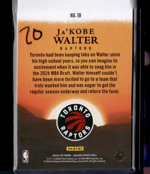 2025 Panini origins Dawn Ja'Kobe Walter /10