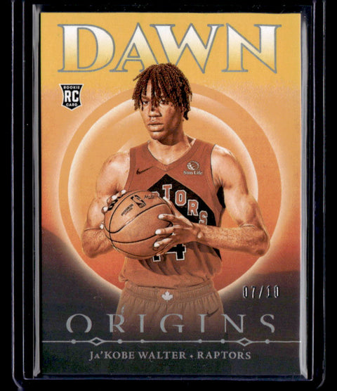 2025 Panini origins Dawn Ja'Kobe Walter /10