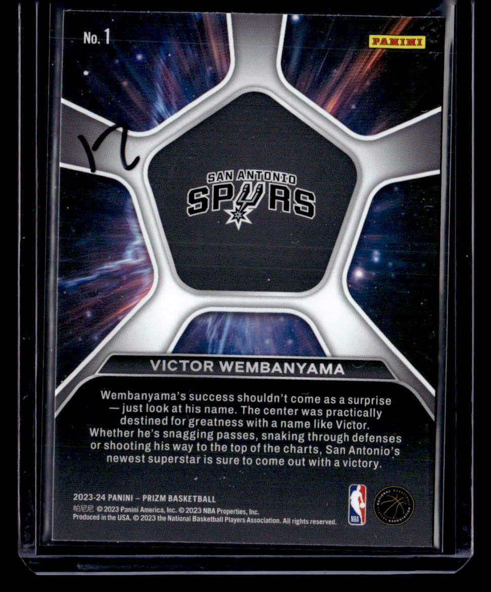 2023-24 Panini Prizm Victor Wembanyama Deep Space