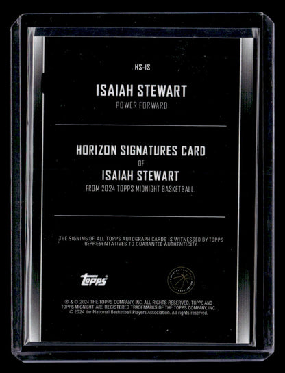 2024 Topps Midnight Isaiah Stewart Autograph /75