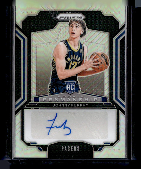 2025 Panini Prizm Rookie Penmanship Johnny Furphy Autograph RC
