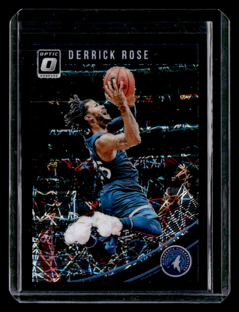 2018-19 Donruss Optic #125 Derrick Rose Red #/99