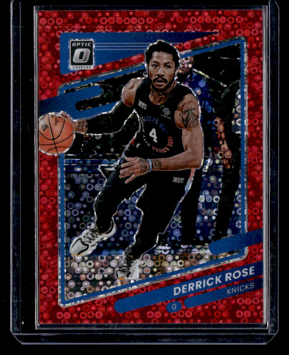 2022 Donruss Optic Red Disco #127 Derrick Rose /85
