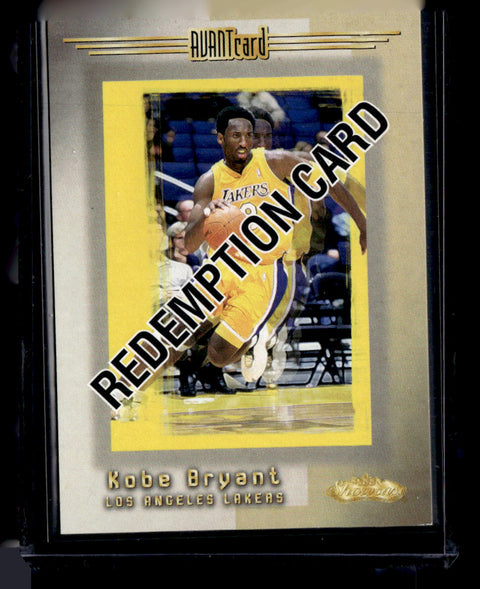 2002 Fleer Auant Redemption Card Kobe Bryant