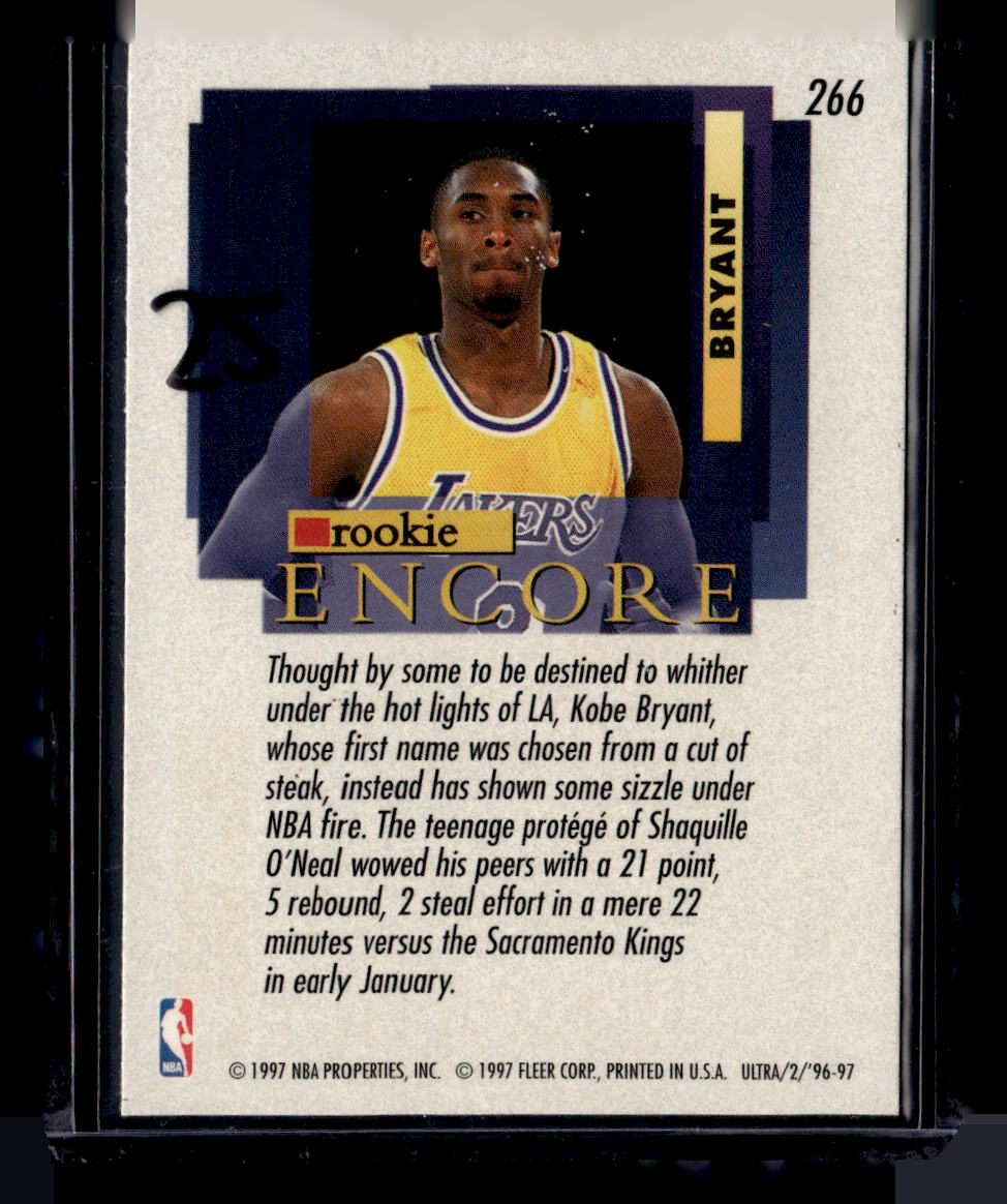 1996-97 Ultra #266 Kobe Bryant