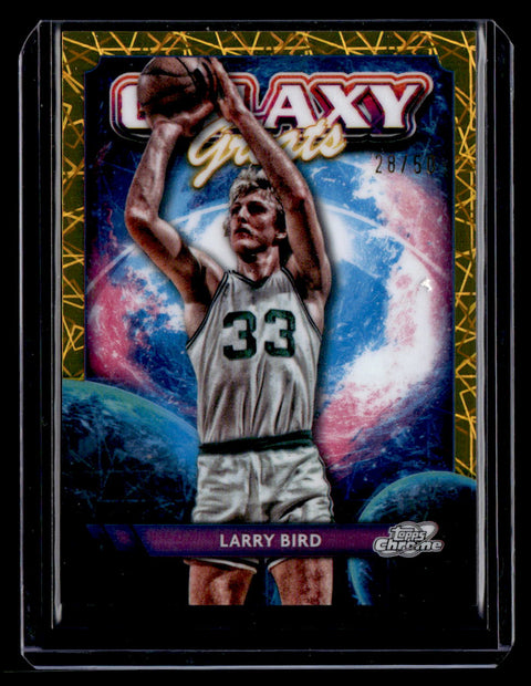 2023-24 Topps Chrome Cosmic #GG-2 Larry Bird Galaxy Greats