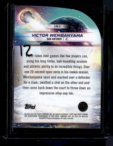 2024 Topps Chrome Cosmic Launched Into Orbit LIO-1 Victor Wembanyama