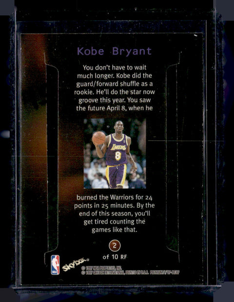 1997-98 SkyBox Premium #2 RF Kobe Bryant Rock n' Fire