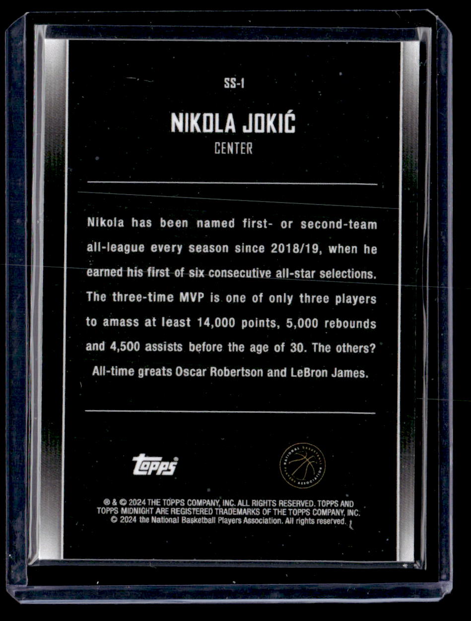 2024 Topps Midnight Star Studded Nikola Jokic /99