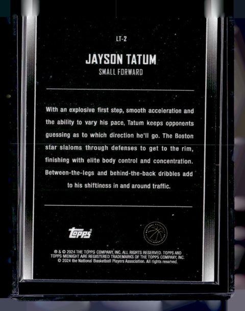 2024 Topps Midnight Lunar Tide Jayson Tatum /75