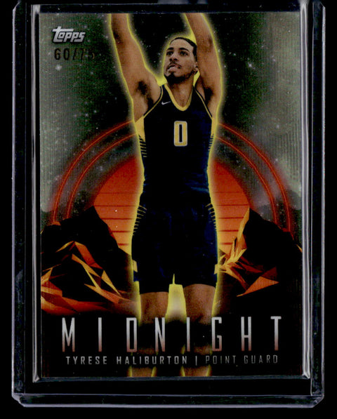 2024 Topps Midnight Tyrese Haliburton /75
