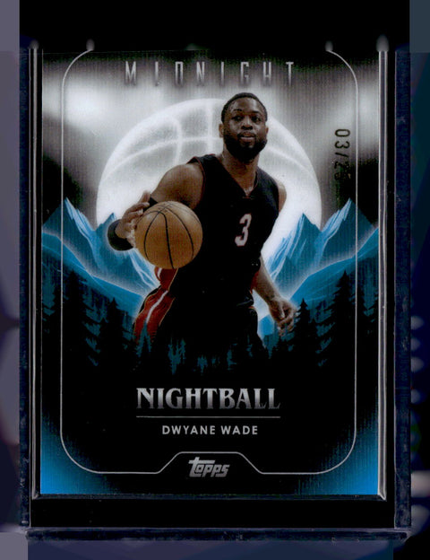2024 Topps Midnight Nightball Dwayne Wade /25