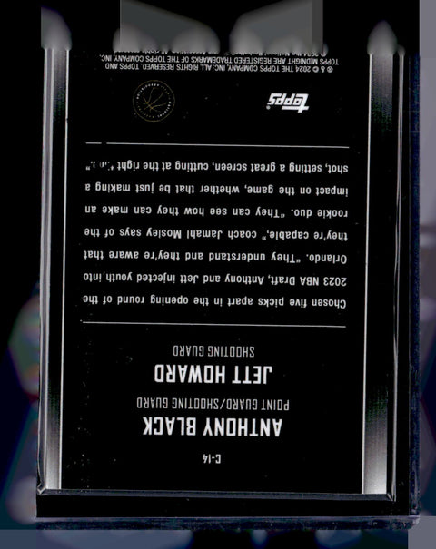 2024 Topps Midnight Constellations Black/Howard /12
