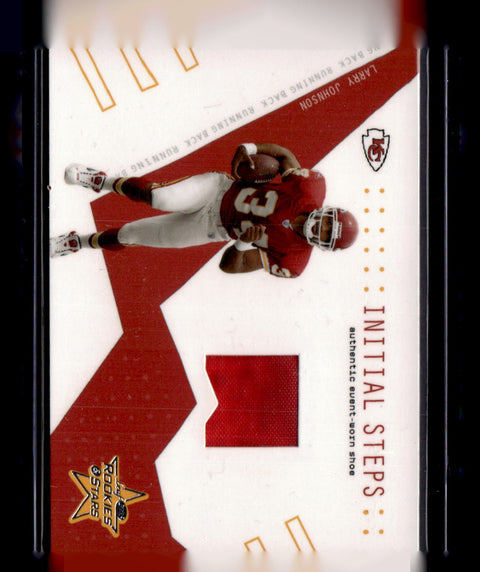 2003 Leaf Rookie And Stars Larry Johnson Initial Steps Patch /100