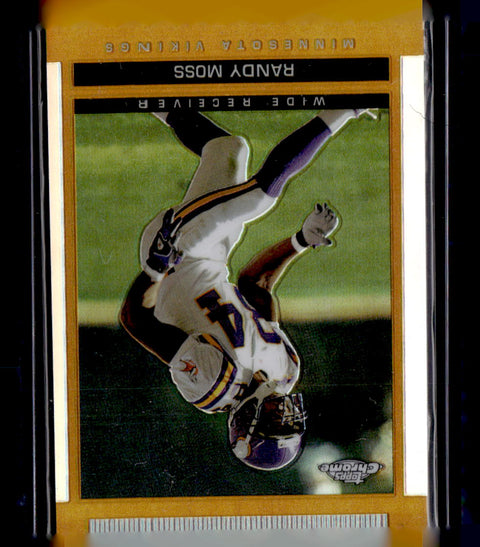 2003 Topps Draft Picks & Prospects #35 Randy Moss Chrome Gold Refractors