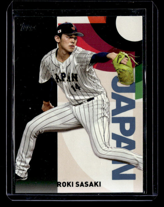 2023 Topps Japan Edition #WBC-13 Roki Sasaki WBC Japanese National Team
