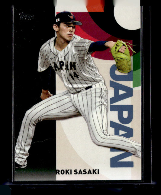 2023 Topps Japan Edition #WBC-13 Roki Sasaki WBC Japanese National Team