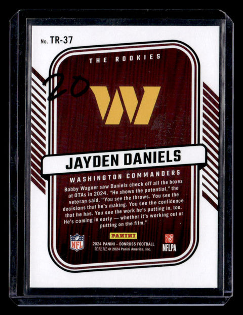 2024 Donruss #TR-37 Jayden Daniels The Rookies