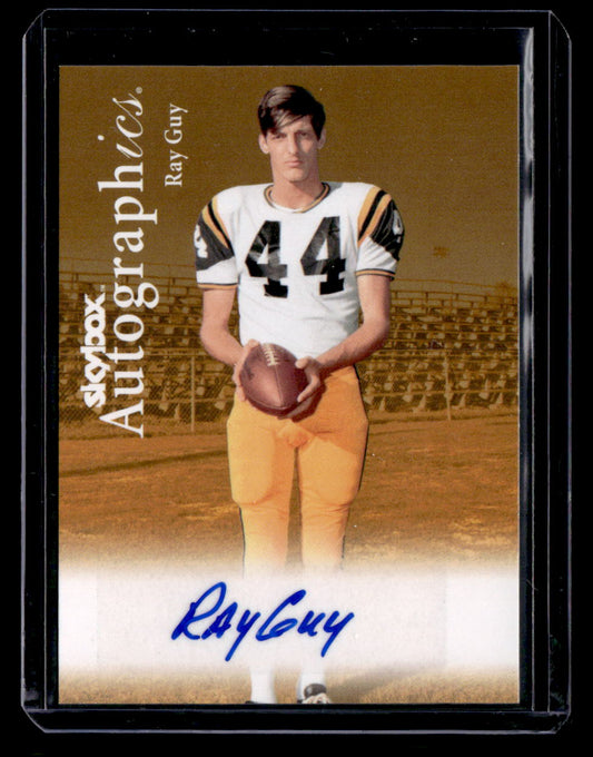 2012 Fleer Retro Ray Guy Skybox Autographics