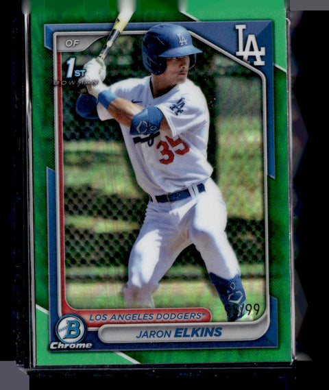 2024 Bowman #BP-106 Jaron Elkins Prospects