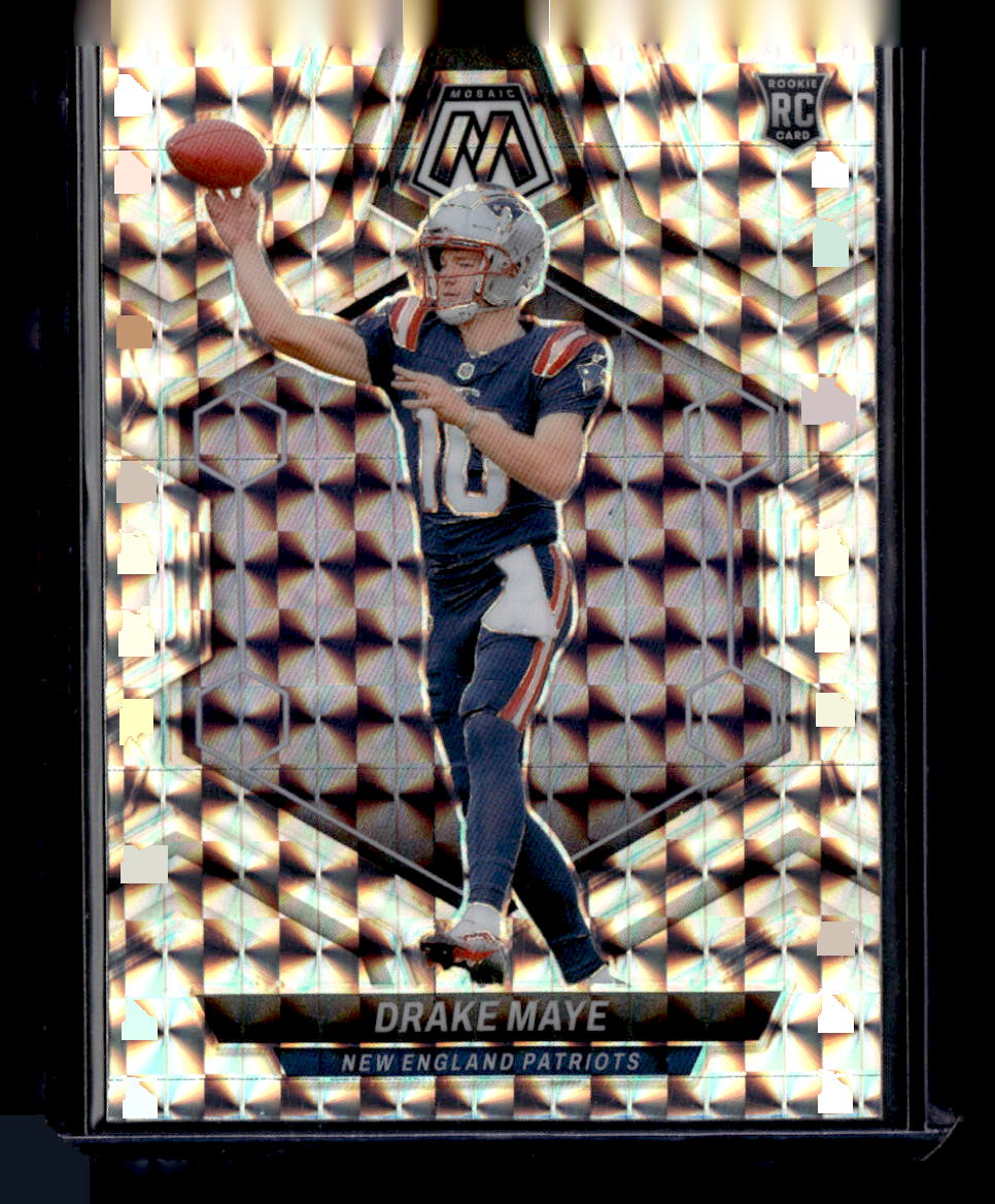 2024 Panini Mosaic Drake Maye Silver