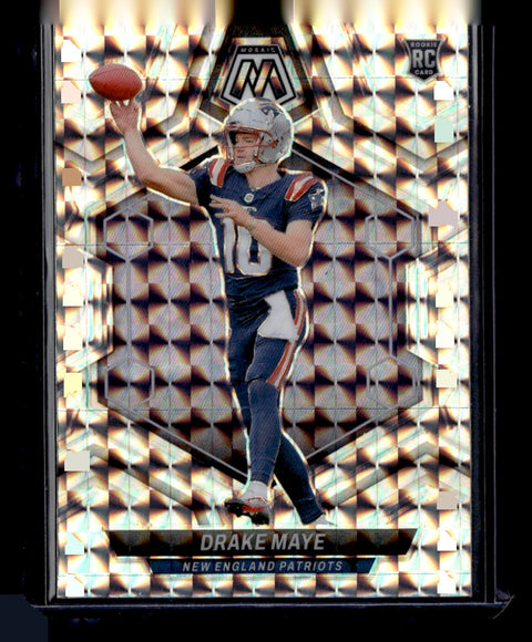 2024 Panini Mosaic Drake Maye Silver