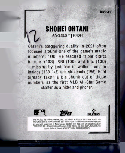 2022 Topps Japan Edition #MVP-13 Shohei Ohtani MVP