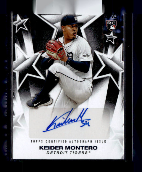 2025 Topps #BSA-KM Keider Montero Baseball Stars Autographs Gold #/50