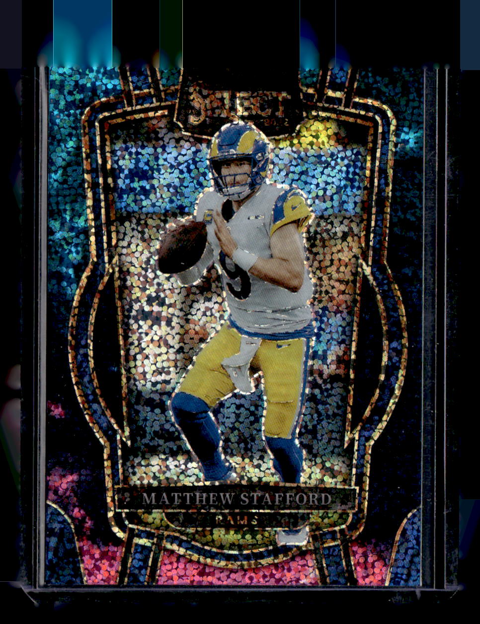 2022 Panini Select #241 Matthew Stafford Cosmic Prizm