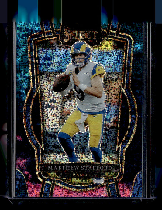 2022 Panini Select #241 Matthew Stafford Cosmic Prizm