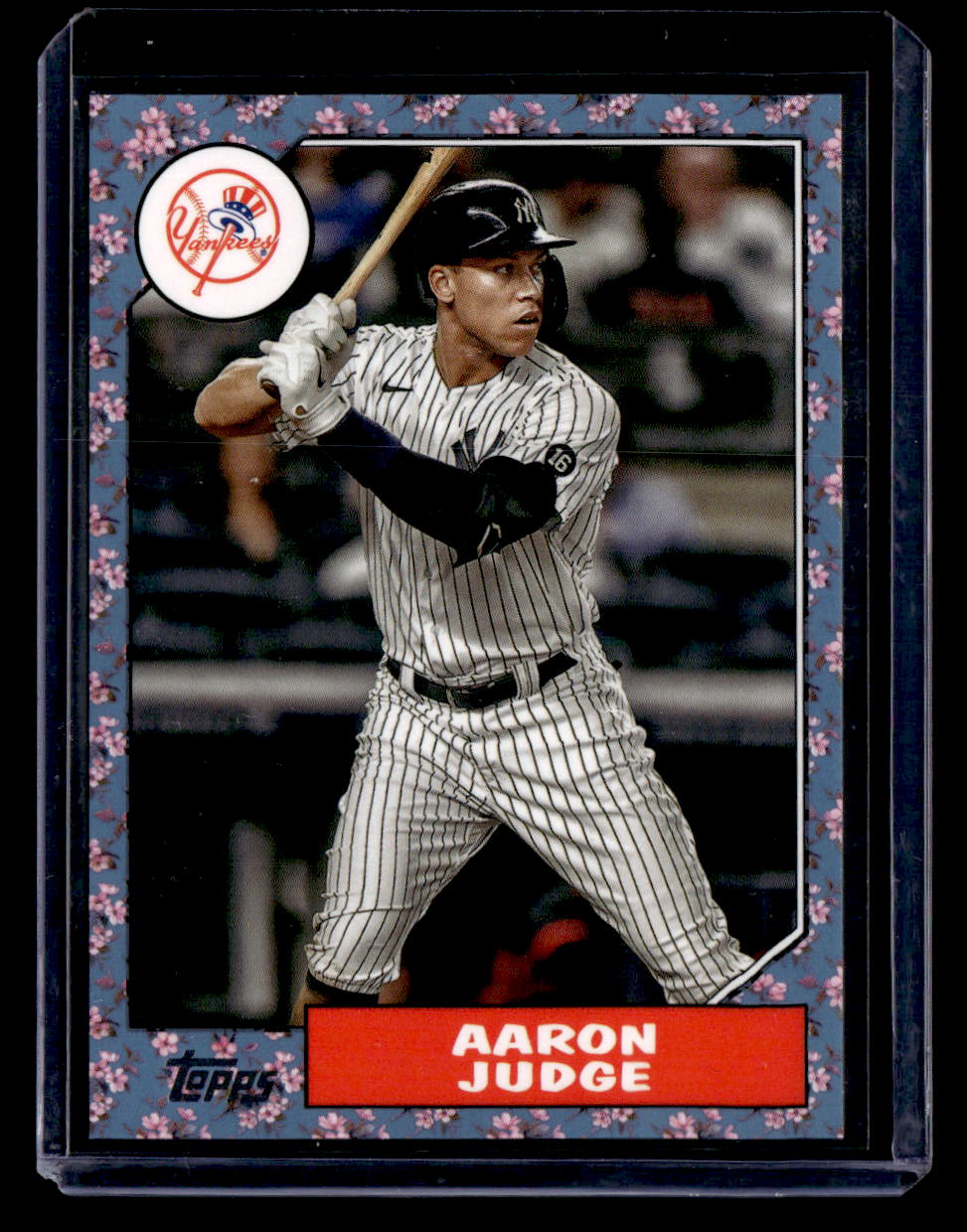 2022 Topps Japan Edition #87B-34 Aaron Judge 1987 Topps Baseball Cherry Tree