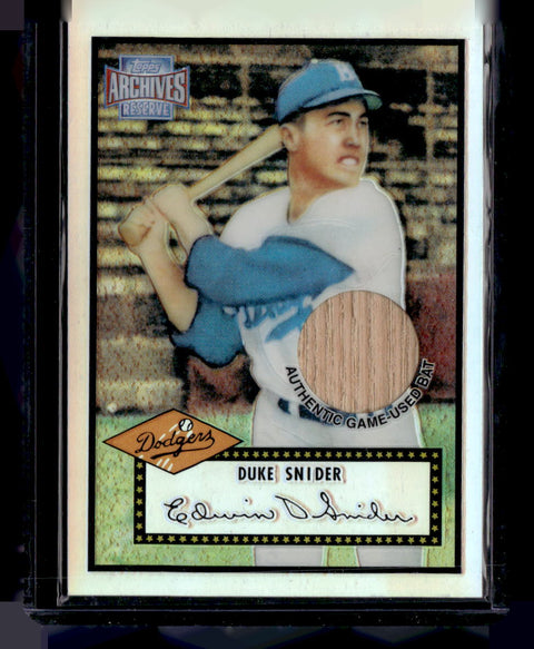 2001 Topps #TT12R Duke Snider Team Topps Legends Autographs