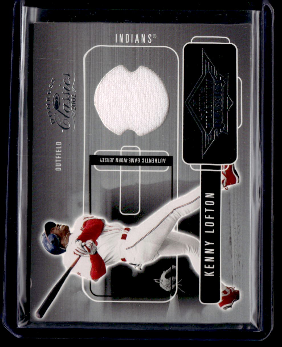 2002 Donruss Classics Kenny Lofton Patch