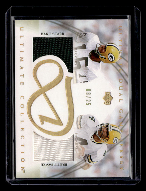 2003 Upper Deck Ultimate Collection Starr / Favre Dual Game Jerseys /99