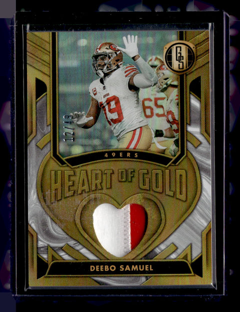 2024 Gold Standard Deebo Samuel Heart Of Gold