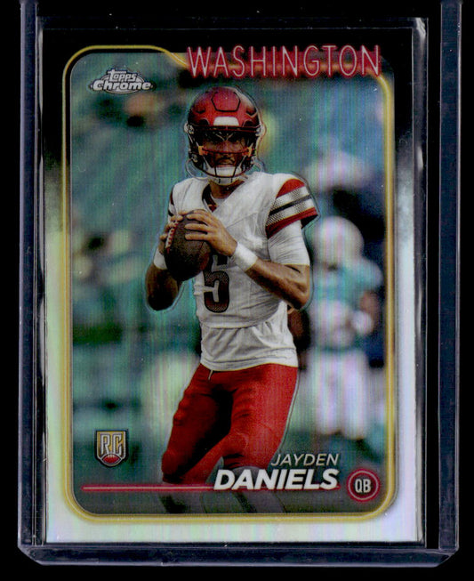 2024 Topps Chrome #201 Jayden Daniels Refractor